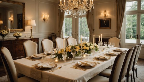 Accessoires de table pour un dîner parfait
