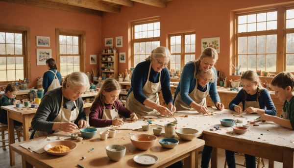 Ateliers de création manuelle pour tous les âges
