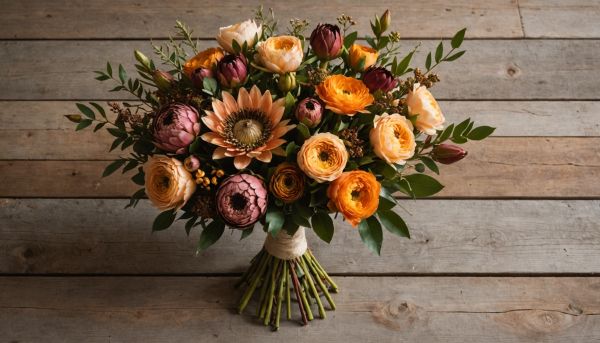 Imaginez un bouquet d'automne original avec ces fleurs inattendues