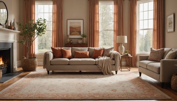 Rideaux et tapis pour réchauffer la déco